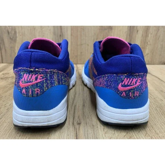 Nike Women Air Max 1 Ultra Flyknit Running Shoes Photo Blue Rose Blast Size 7.5 - Picture 7 of 16